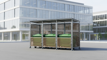 Контейнерная мини-3 дерево SK00375