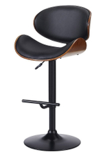 Стул барный JY1076 черный/черный