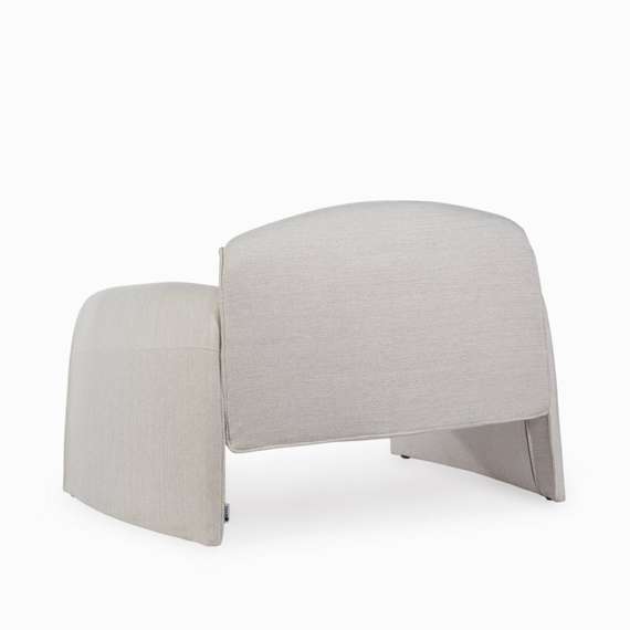 Кресло Ormes, светло-бежевая ткань