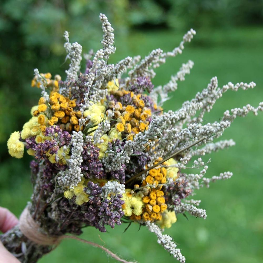 Букет сухоцветов 30х20 см - Обережный Букет сухоцветов 30х20 см - Обережный