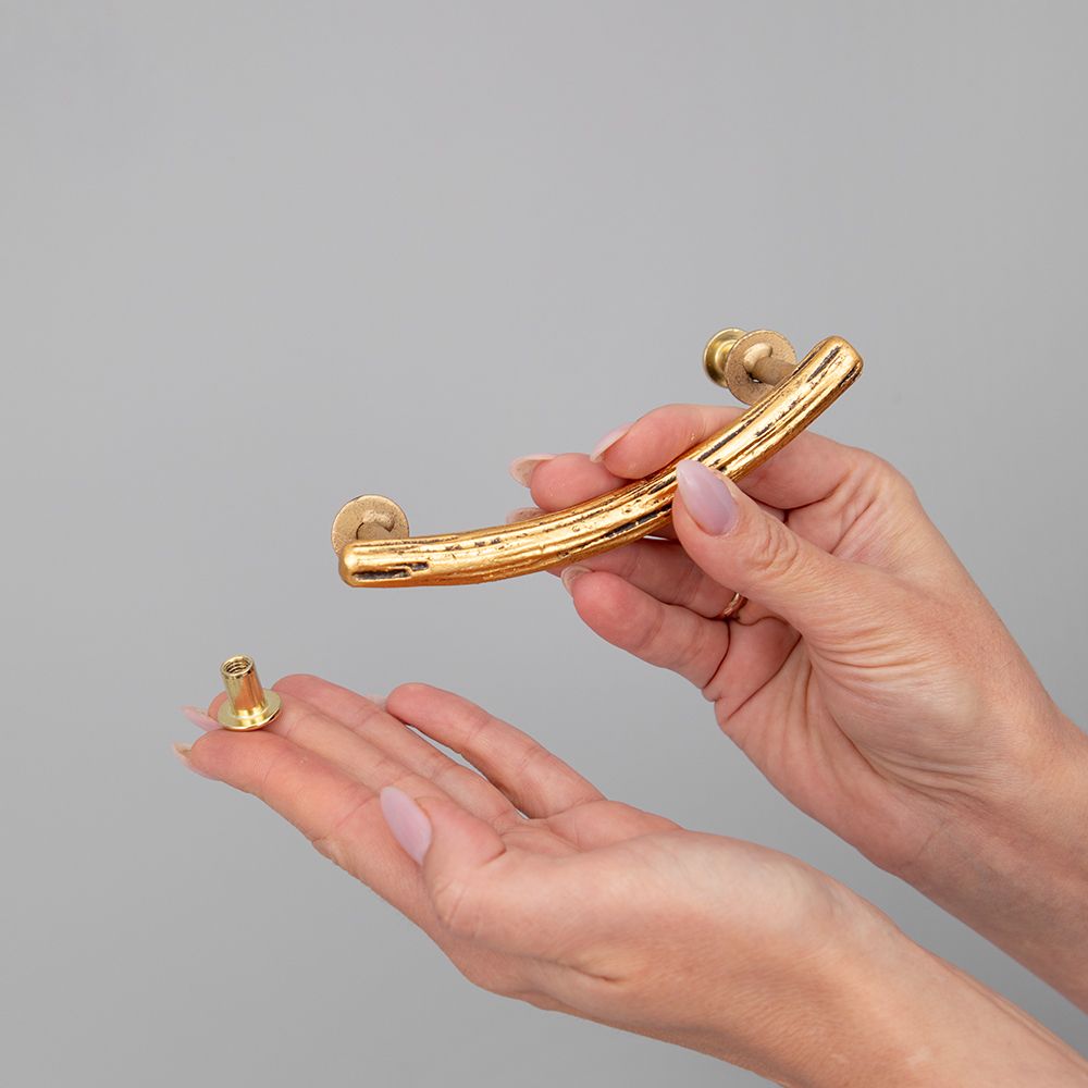 Ручка мебельная Орхидея mini Амбер