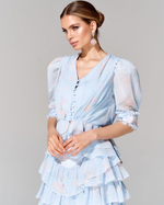 Блуза из премиального шифона