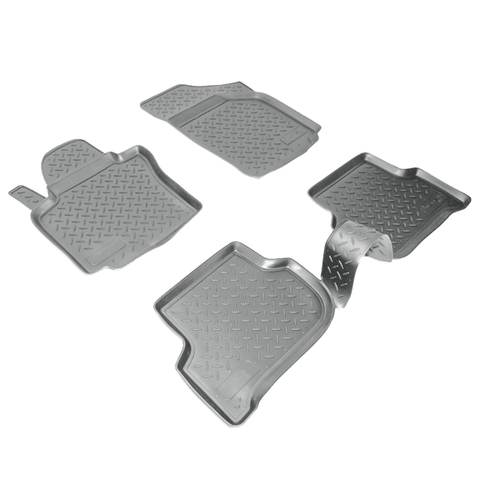 Ковры в салон Norplast/Unidec для Seat Altea в кузове 5P1 (2004-)Полиуретан,Серый, арт.NPL-Po-80-10-G