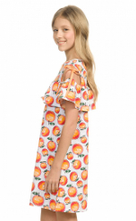 Платье для девочек  оранжевое