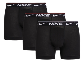 Мужские спортивные боксеры Nike Dri-Fit Ultra Comfort Trunk 3P - черный