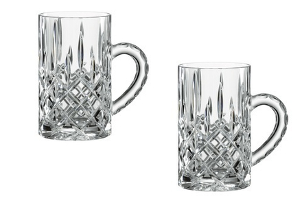 NOBLESSE HOT BEVERAGES - Набор кружек 2 шт для горячих напитков 250 мл стекло