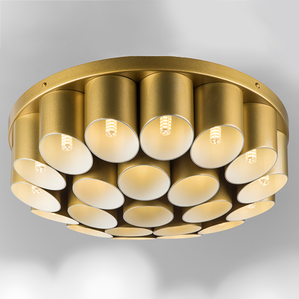 720222 Люстра SIENA 22х40W G9 ЗОЛОТО/БЕЛЫЙ