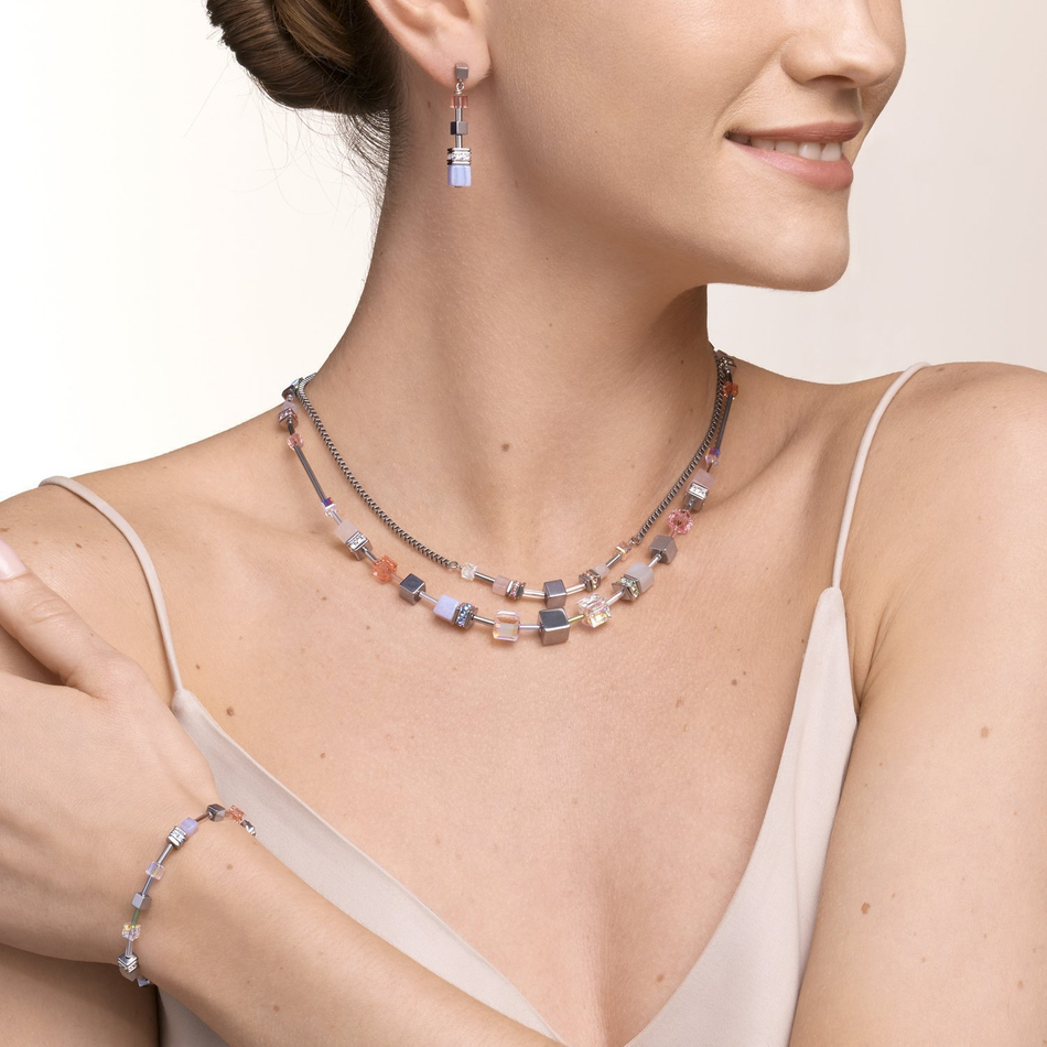 Колье-трансформер 4-in-1 Coeur de Lion Multicolor Pastel 5007/10-1522 цвет мультиколор