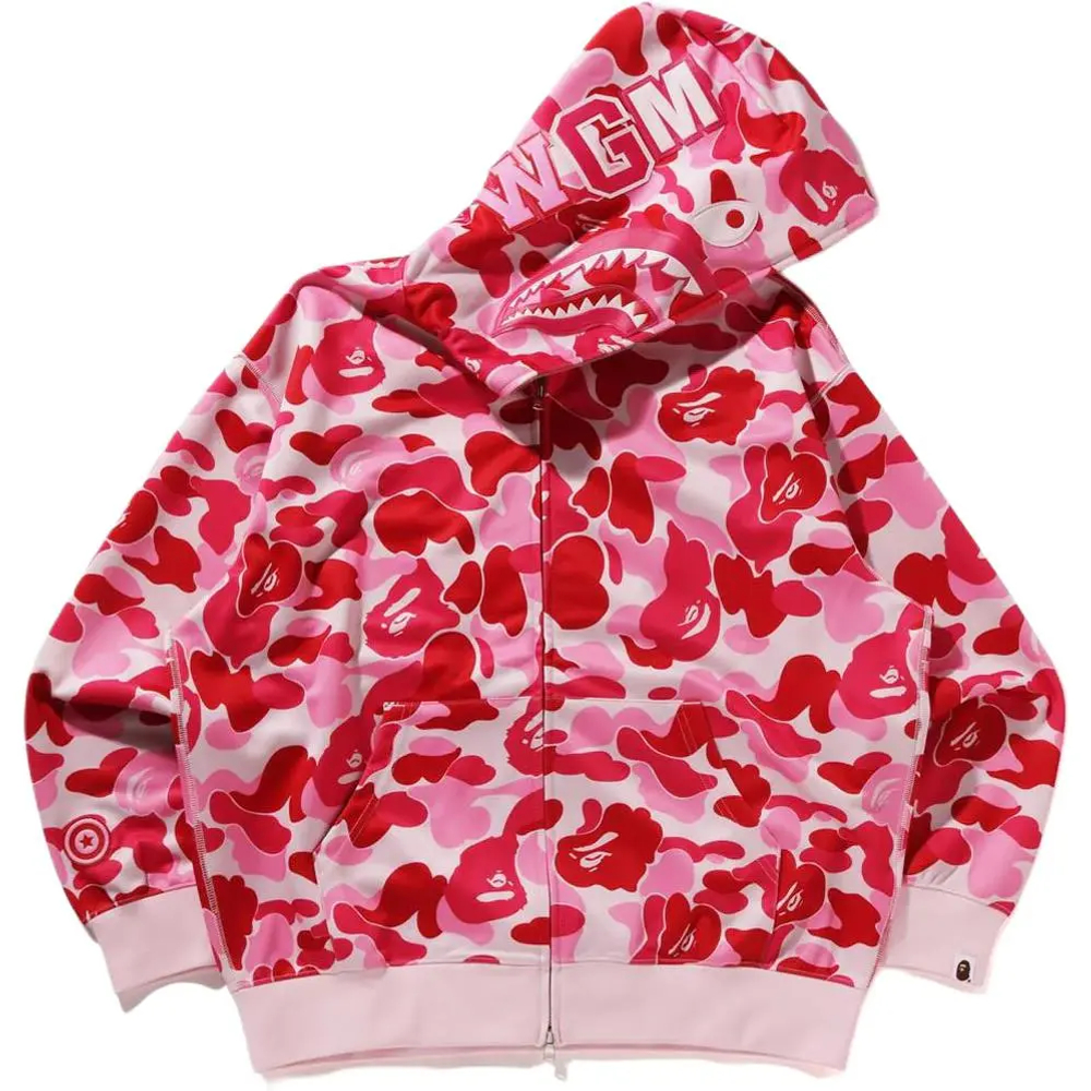 A Bathing Ape Abc Camo Rayon Relaxed Fit Shark Full Zip Худи