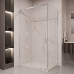 Душевой уголок Stella VSR-1ST1015CL, 1500*1000, хром, стекло прозрачное