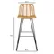 Барный стул Vetle Flat, светлый ротанг