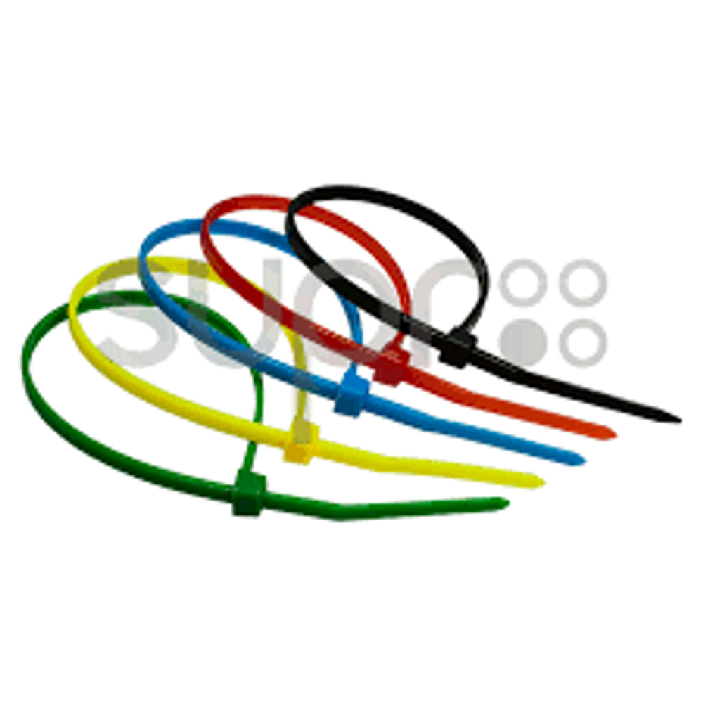 Стяжка нейлоновая (SUPR)  3,6х350мм белая (100pcs)