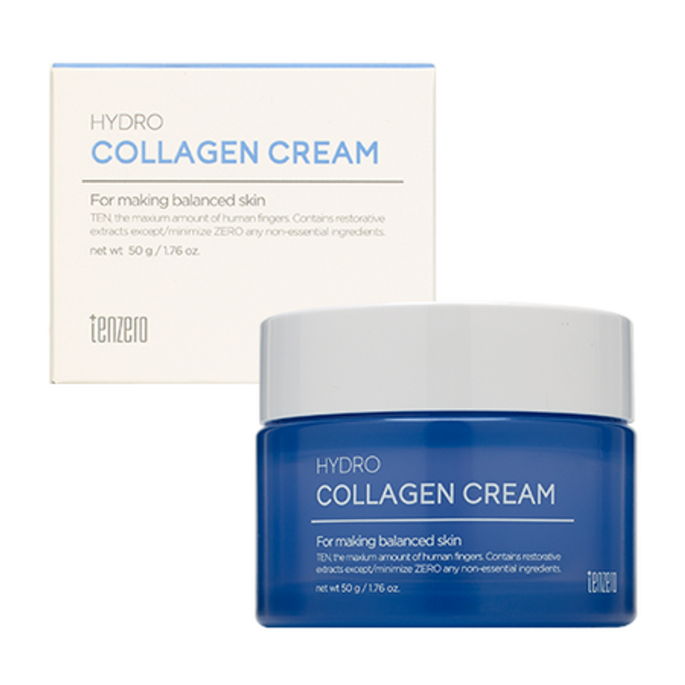 [TENZERO] Hydro Collagen Cream - Увлажняющий крем с коллагеном, 50 г
