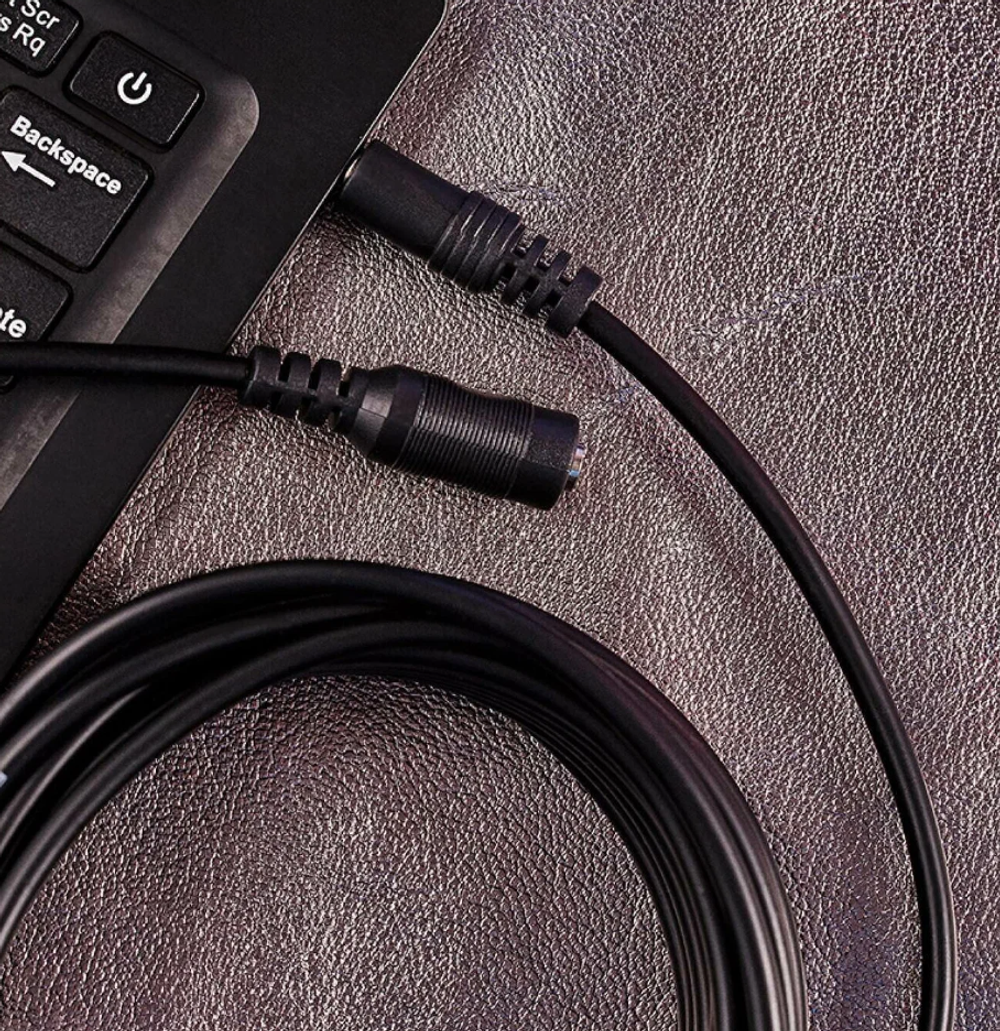 Аудио удлинитель Jack 3.5мм (шт/гн)-5.0м. Rexant(17-4006)