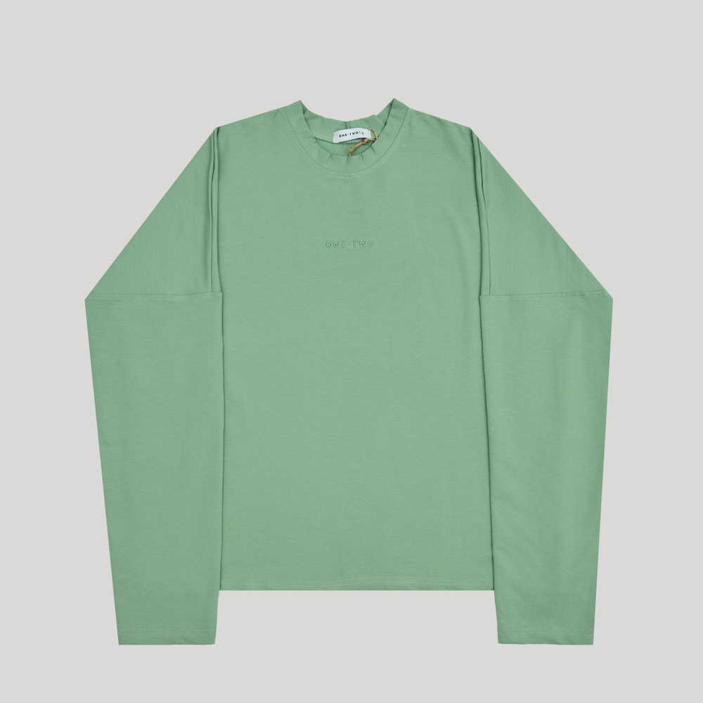 LS T-Shirt LOGO Basil