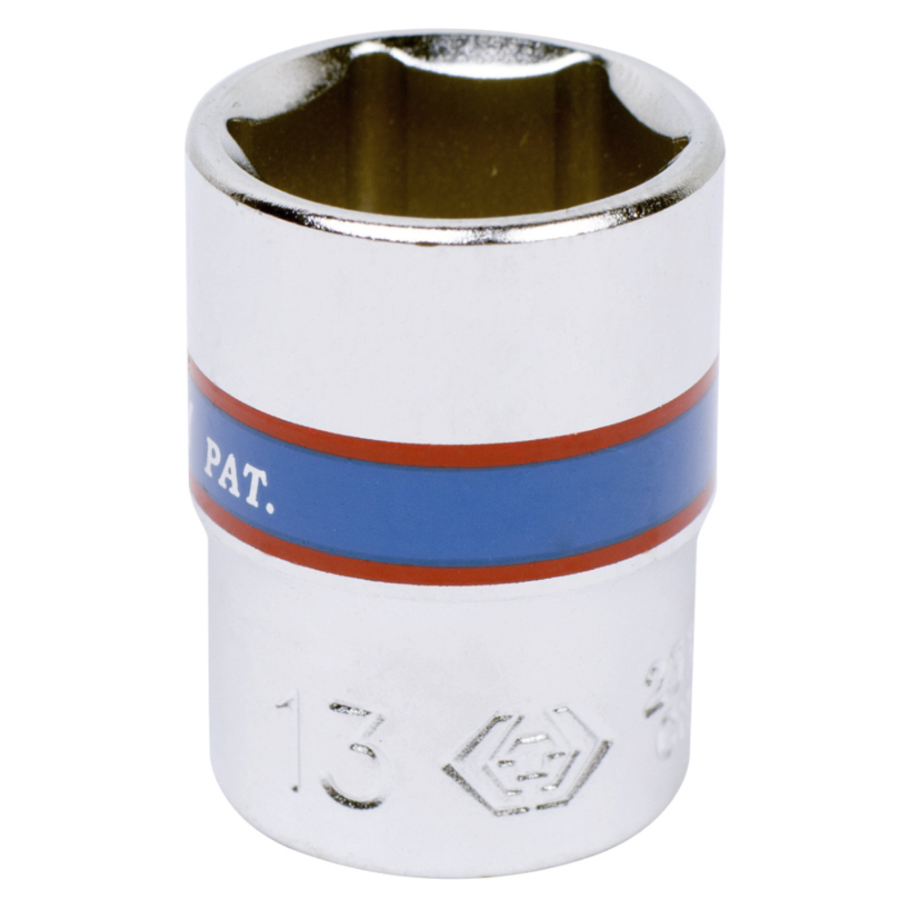 Головка торцевая стандартная шестигранная 1/4&quot;, 13 мм KING TONY 233513M