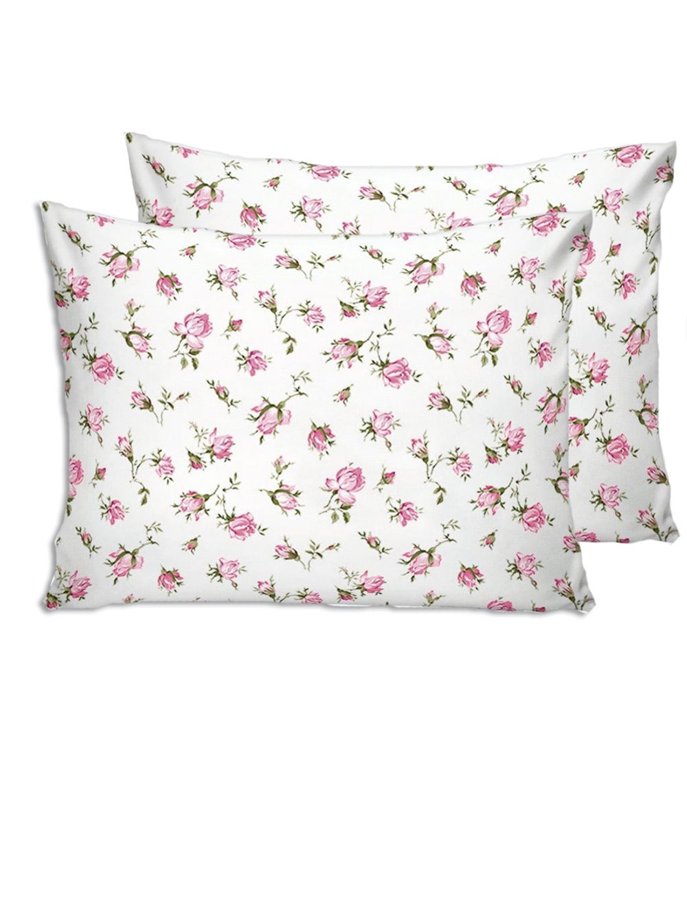 Постельное белье сатин Milky Garden "Розы" 2-спальное Наволочка 50x70 см 2 шт Простынь на резинке 160x200 см Пододеяльник 175x215 см