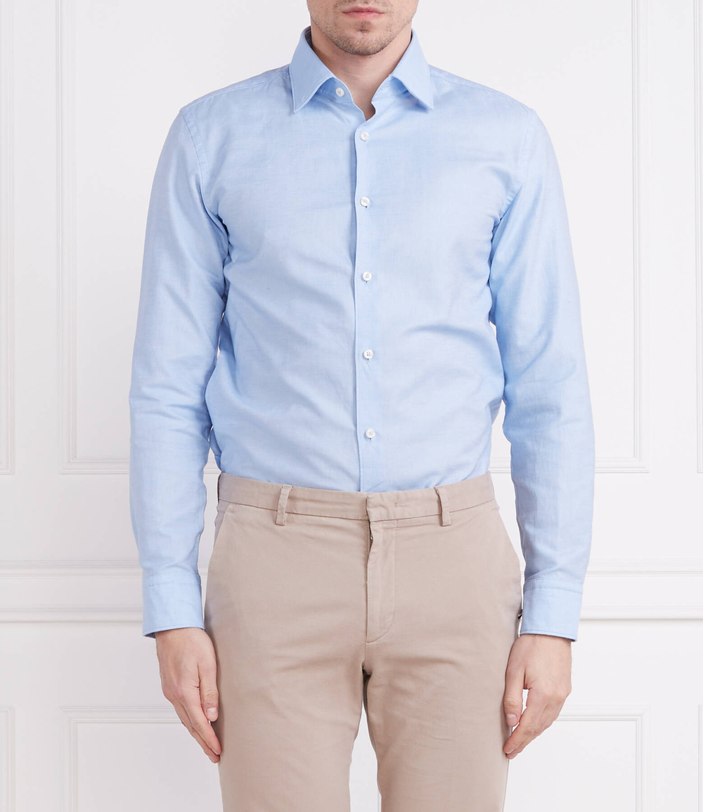 рубашка c-hal-kent-c4-232 BOSS BLACK - голубой(50490426)