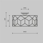 Потолочный светильник Maytoni H223-PL-03-G