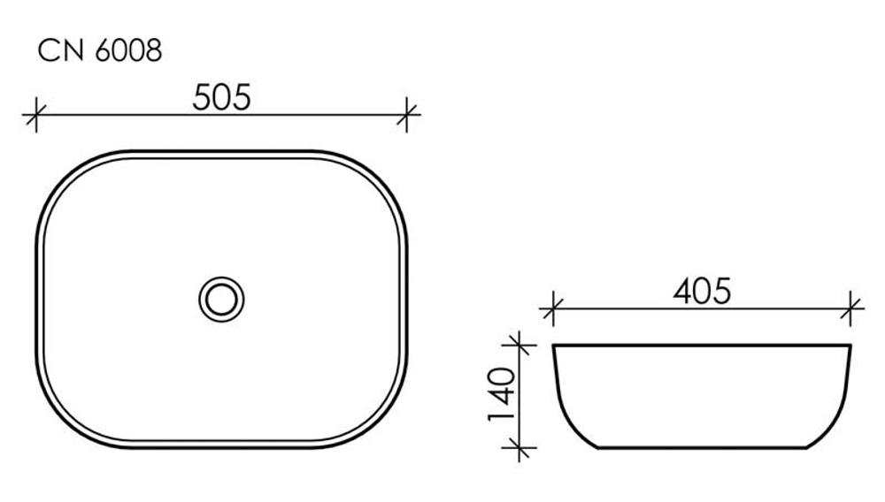 Раковина Ceramica Nova Element 50,5 см CN6008