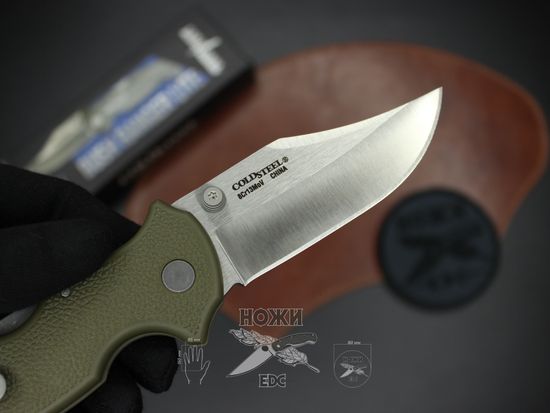 Складной нож Cold Steel 21A Bush Ranger Lite c клинком из стали 8Cr13MoV, рукоять GRN