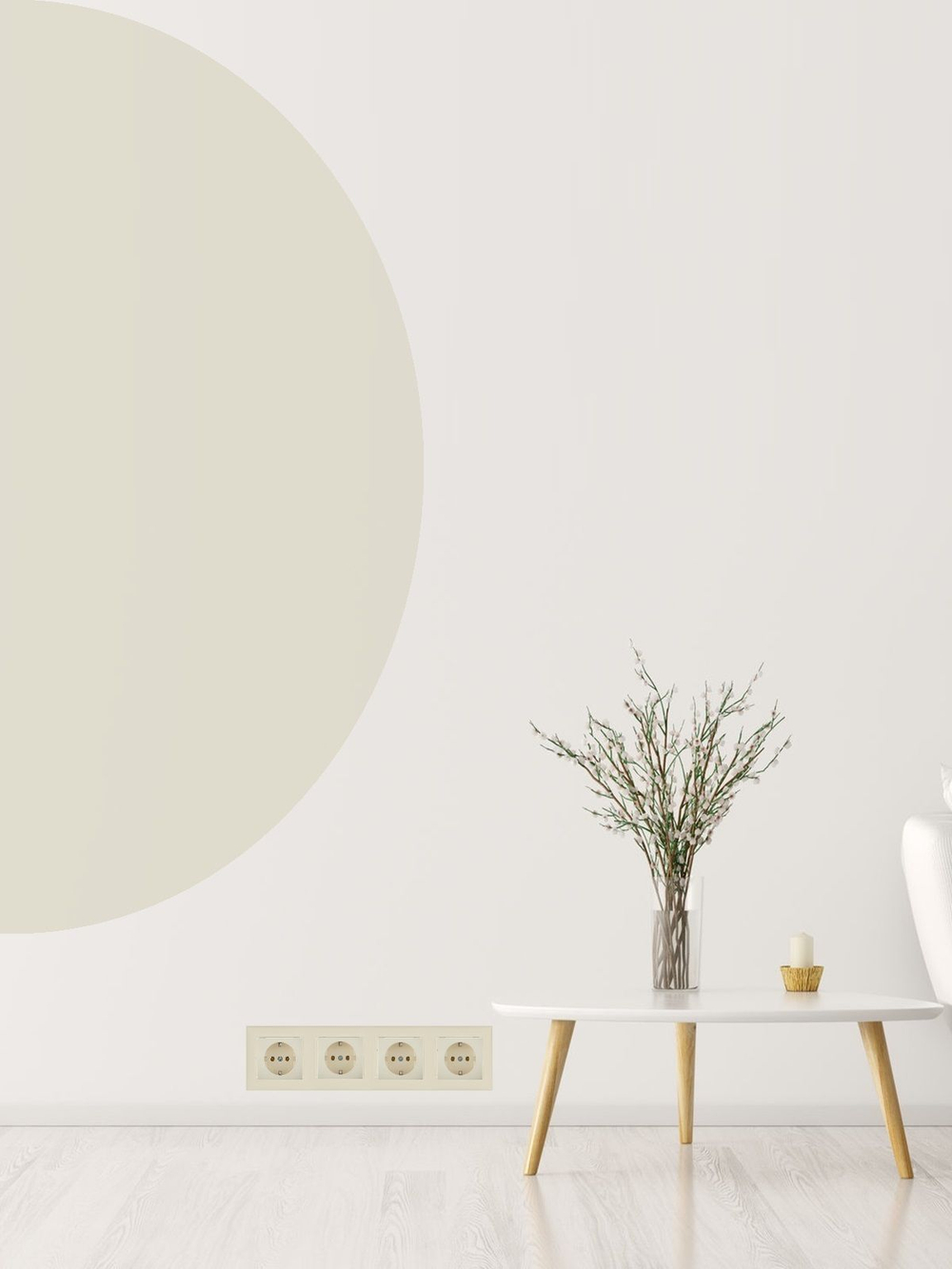 Legrand розетка 4320 с рамкой 4 с/к