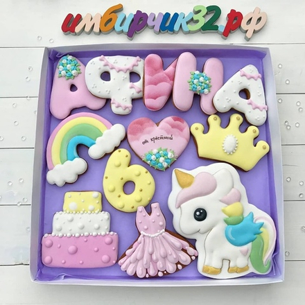 Имбирные пряники Имена Афина