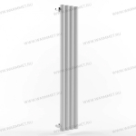 Радиатор WARMMET водяной настенный вертикальный Power 76V (W) БЕЛЫЙ RAL9016