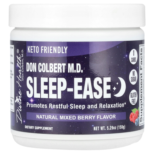 Divine Health, Don Coliber MD, Sleep-Ease, натуральное ягодное ассорти, 150 г (5,29 унции)
