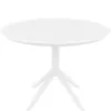 Пластиковый стол Sky Ø105 см, белый