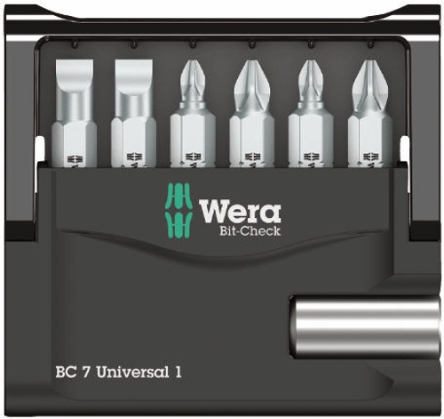 Набор насадок с держателем Wera Mini-Check 05056295001