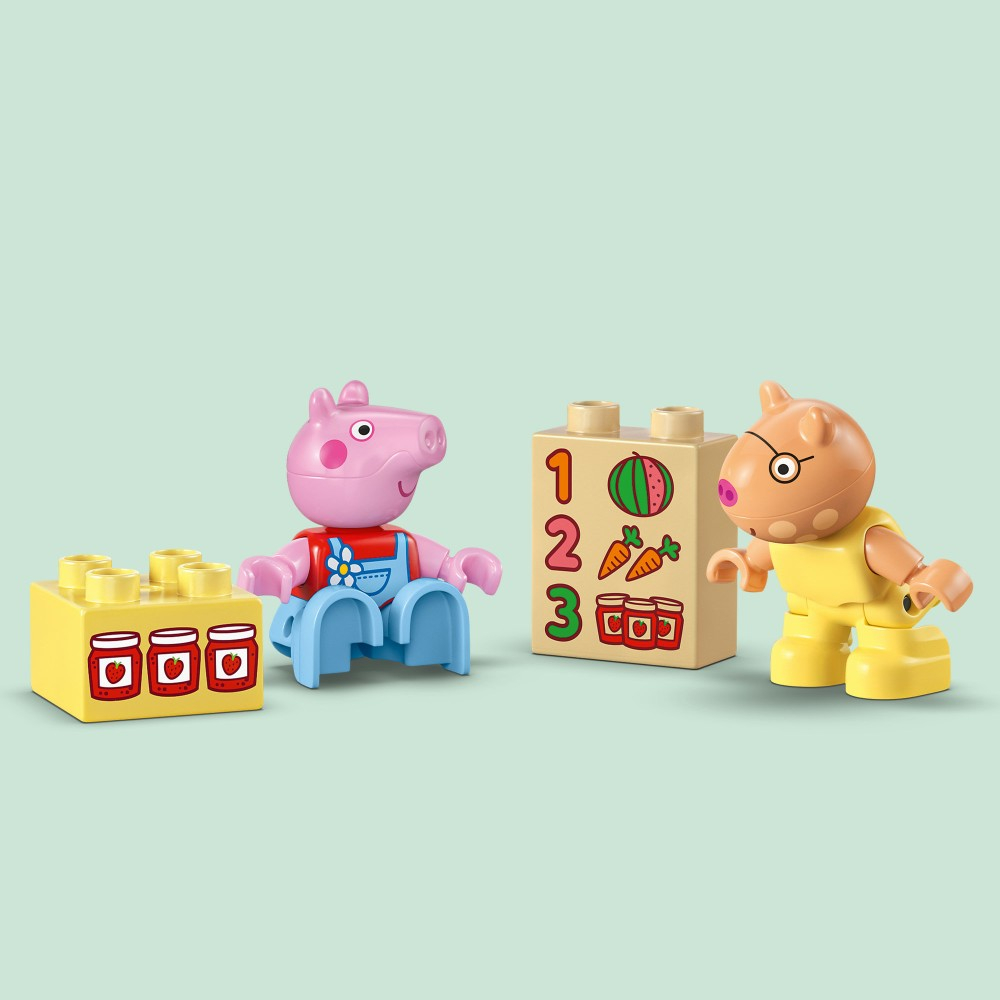 LEGO DUPLO Świnka Peppa - Трактор и рынок 10468
