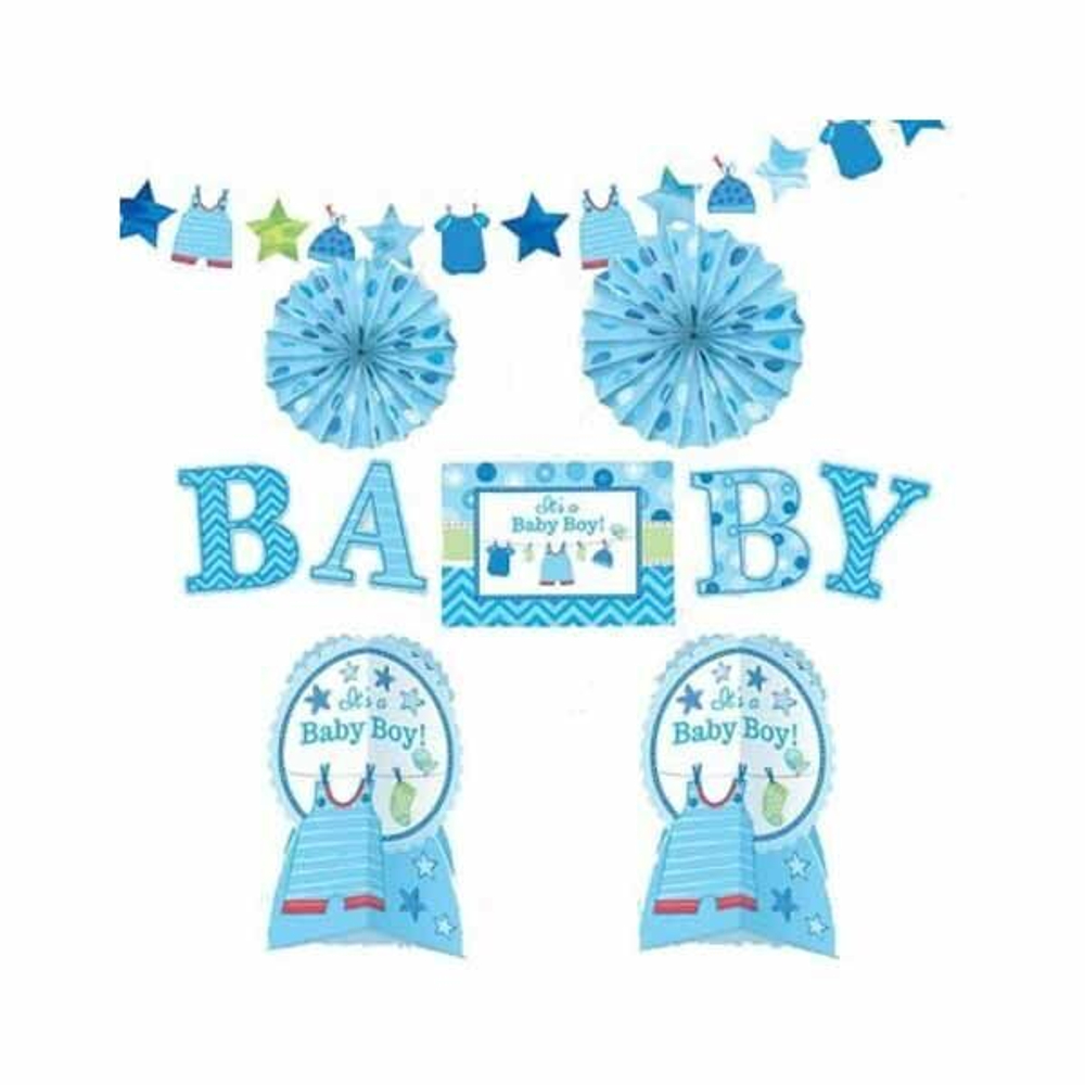 Декор-компл Baby Shower Мальчик 10шт/А