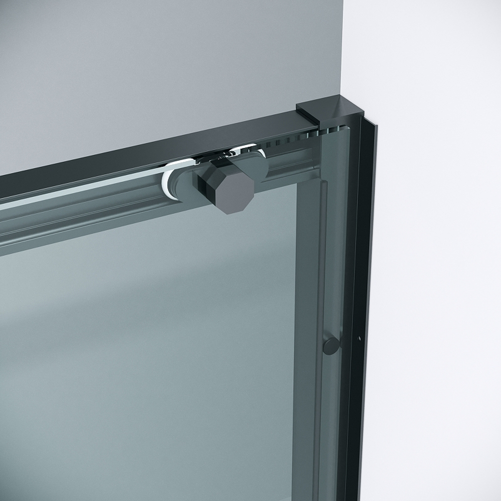 Душевой уголок Grossman Style 120х90 120.K33.05.1290.21.00 профиль Черный матовый стекло прозрачное