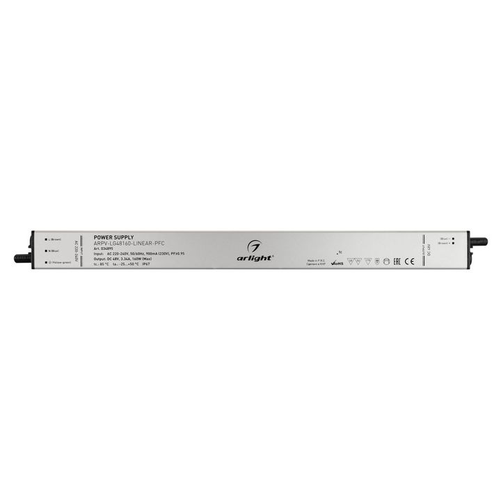 Блок питания Arlight ARPV-LG48160-Linear-PFC 48V 160W IP67 3,34A 034895