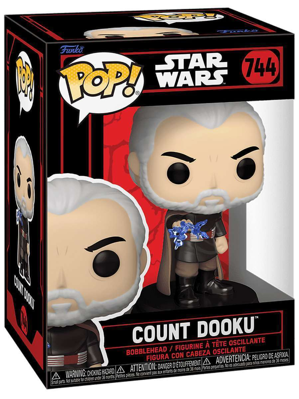 Фигурка Funko POP! Bobble Star Wars Darkside Count Dooku (Force Lightning) (744) 80770