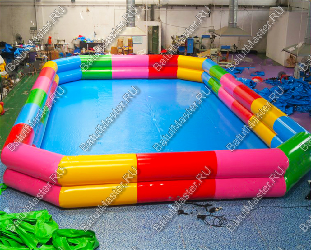 Надувной бассейн «Радуга» 4*4*0,5 м