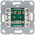Розетка TV Φ9.5mm проходная с накладкой, цвет Антрацит