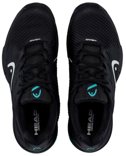 Мужские кроссовки теннисные Head Revolt Pro 4.0 - black/teal