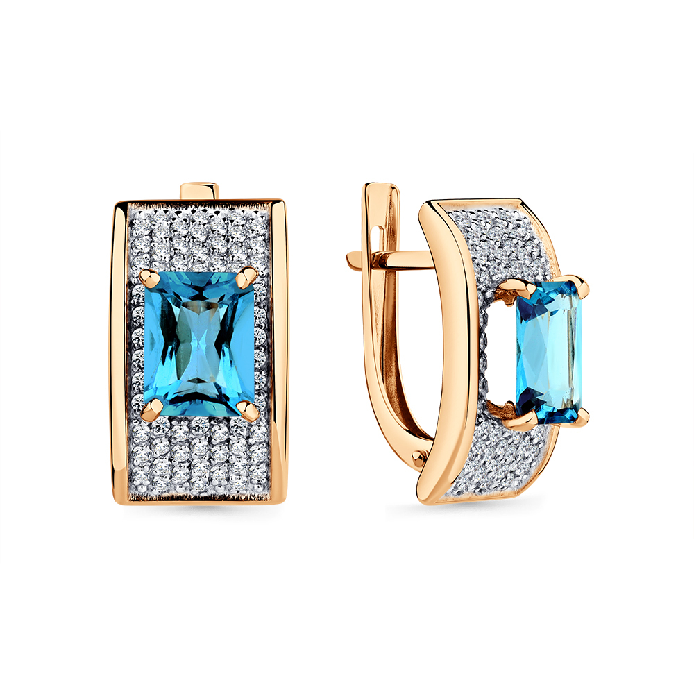 Серьги из золота 585 пробы