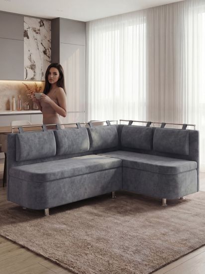 велюр Romance Grey