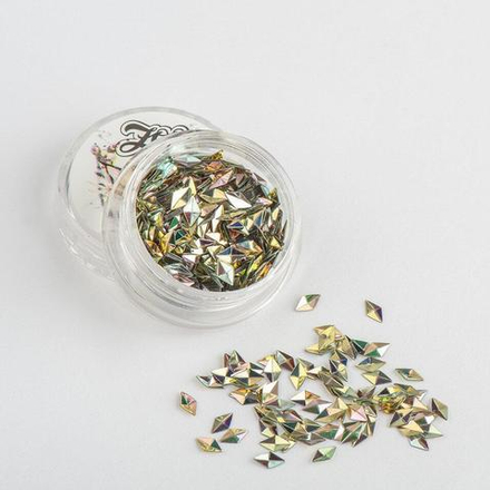 1273 Чешуя дракона 3D ромбики 4 мм