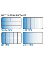 Коробочка для приманок Pontoon21 MEIHO F-LL, 214х118х45мм