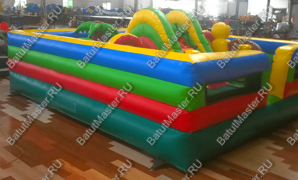 Надувной батут "Гусеничка"