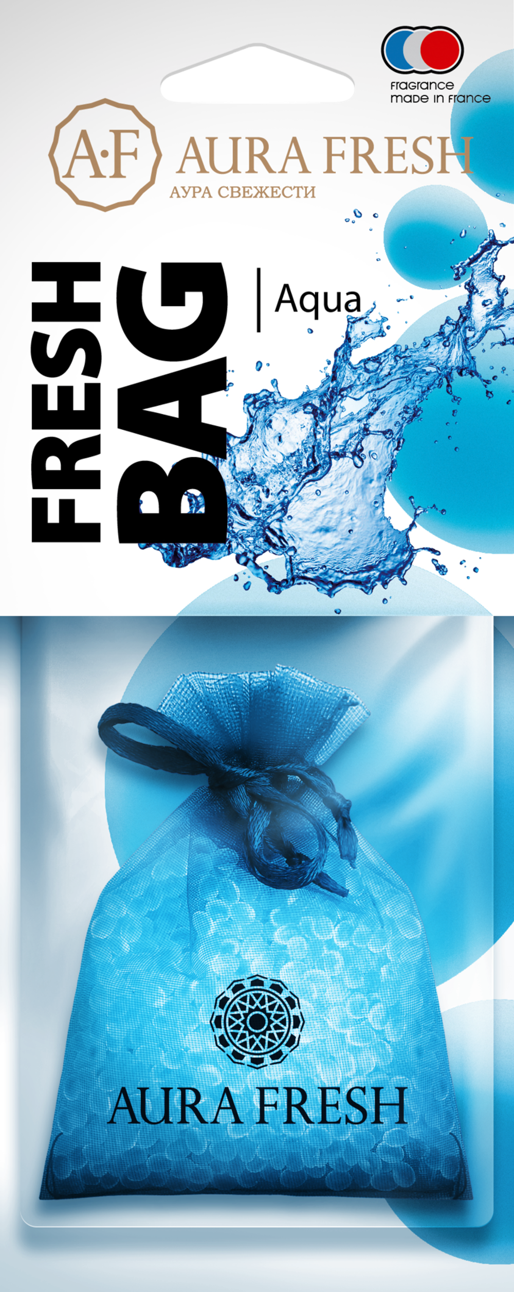 Аром-р AURA FRESH FRESH BAG AQUA Ароматизатор воздуха мешочек