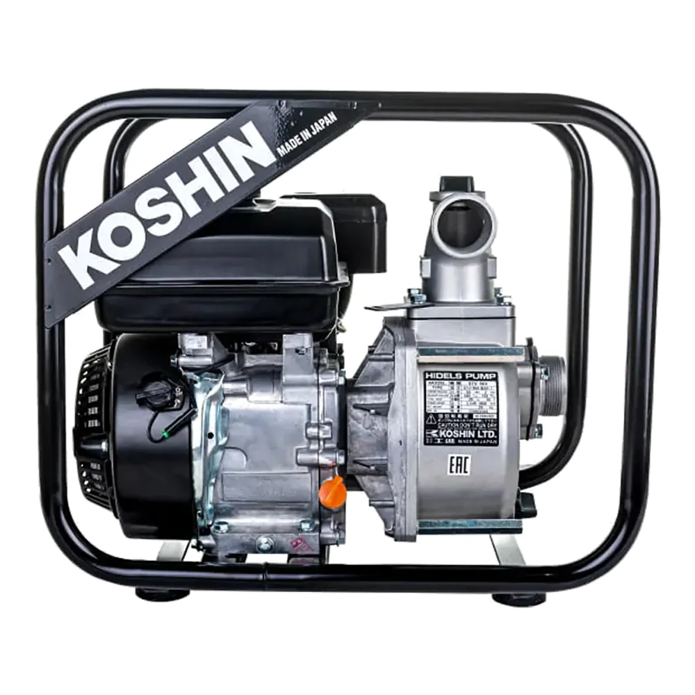 Koshin STV-50 X мотопомпа бензиновая 4.7 л.с, 580 л/мин, диаметр 50 мм, STV-50X