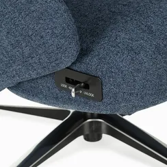 Кресло Stena синяя ткань