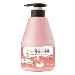 Welcos Kwailnara Peach Milk Body Lotion лосьон для тела с экстрактом персика