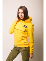Худи женское Город Горький желтое
