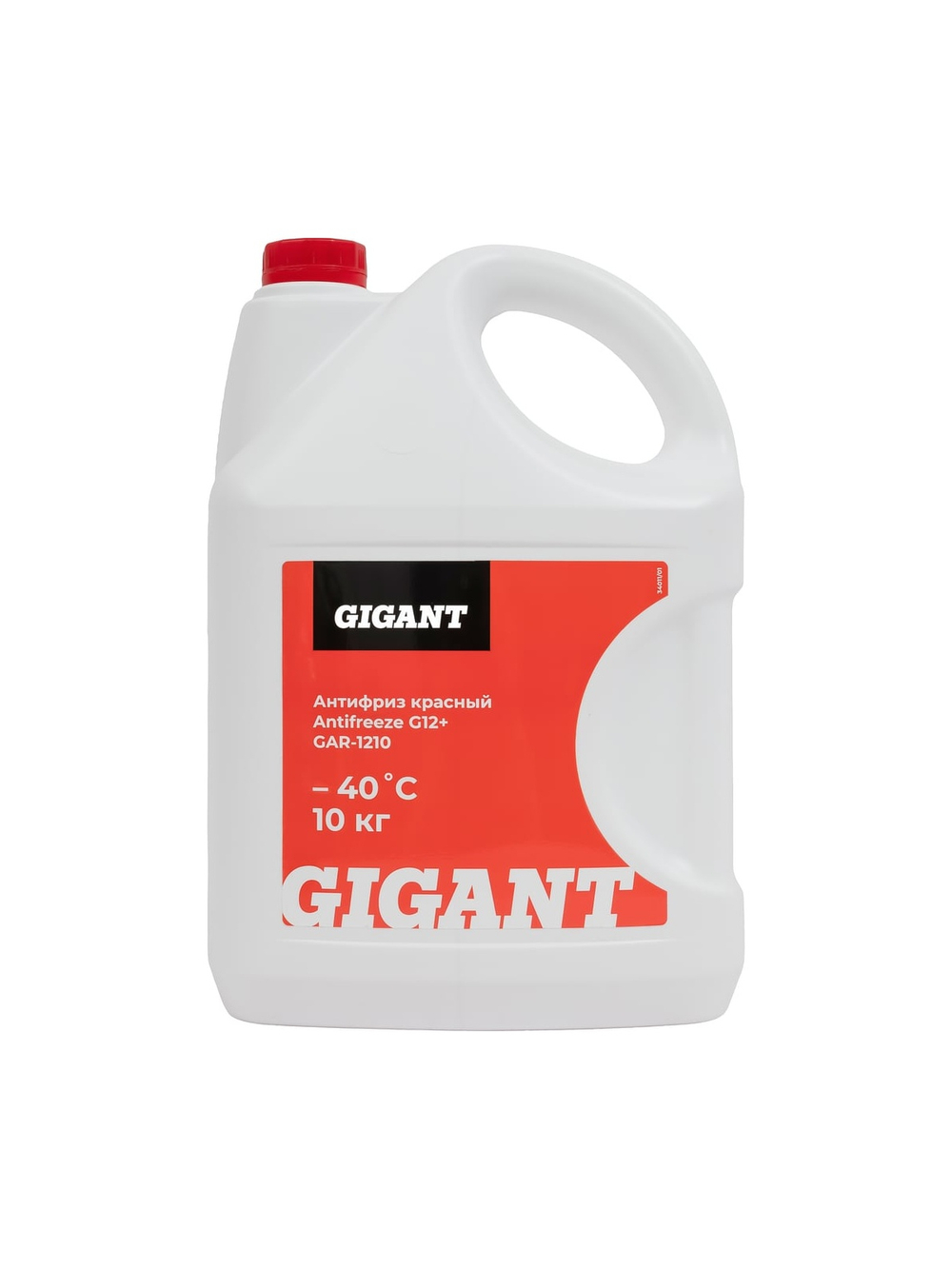 Жидкость охлаждающая низкозамерзающая марки Антифриз Antifreeze G12+ Long Life, 10кг., Gigant GAR-1210